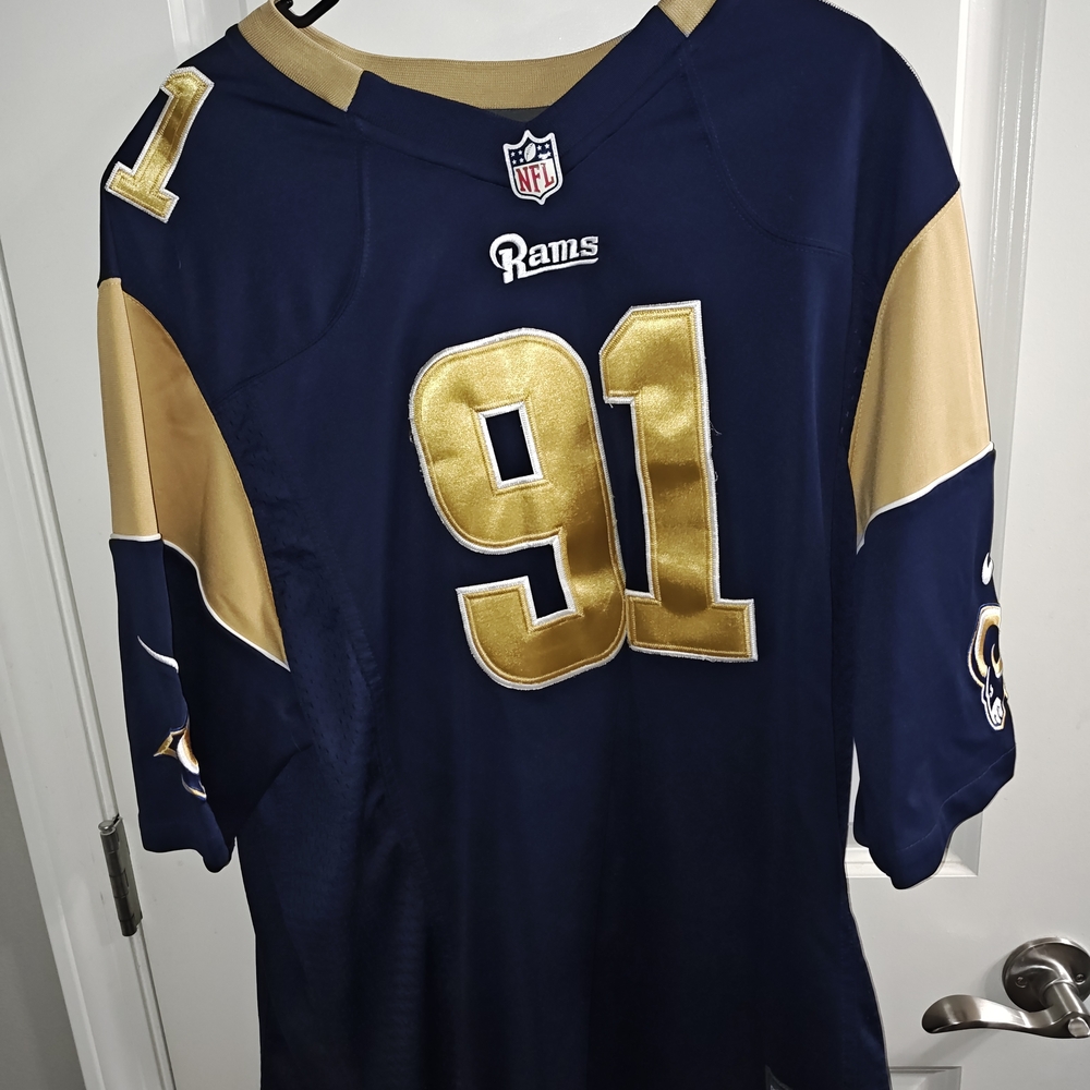 Vintage Replica Nike Los Angeles Rams Chris Long #91  Jersey – Size XXL